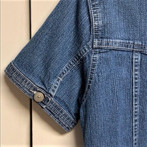 Christopher & Banks Denim Shirt Size S Blue - Picture 5 of 6